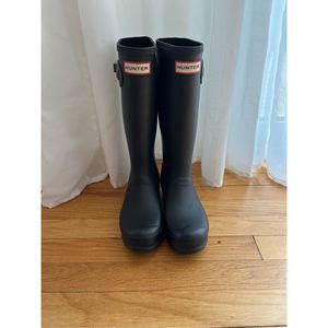 Hunter Kids Black Boots